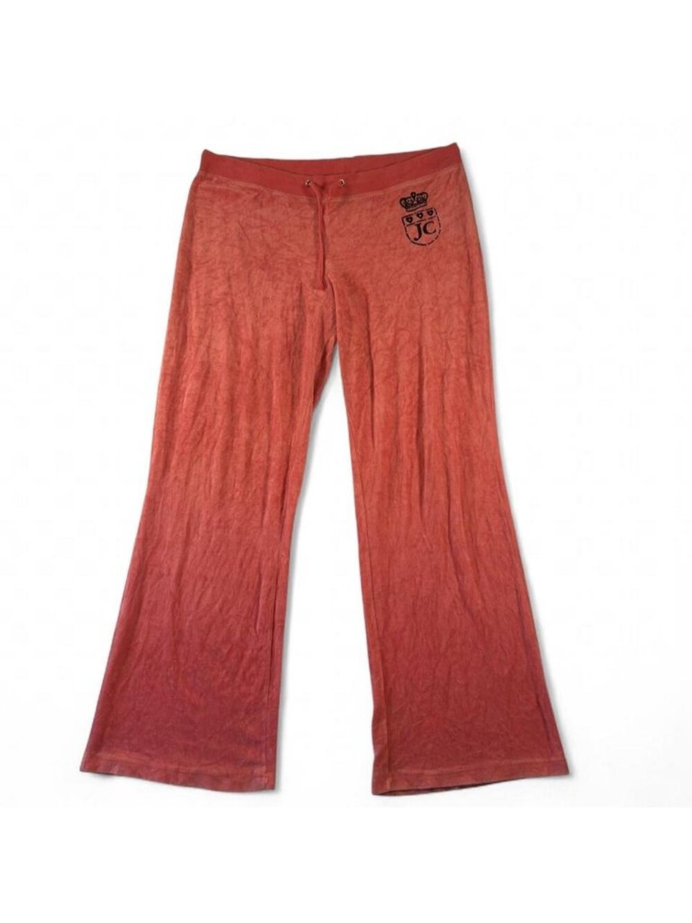 Vintage pink juicy couture lowrise flare bedazzled tracksuit pants